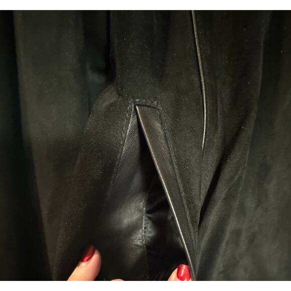 VTG Leather Jacket 1980s Solvang First Street Leather Lambskin Suede XL Designer - Picture 7 of 15